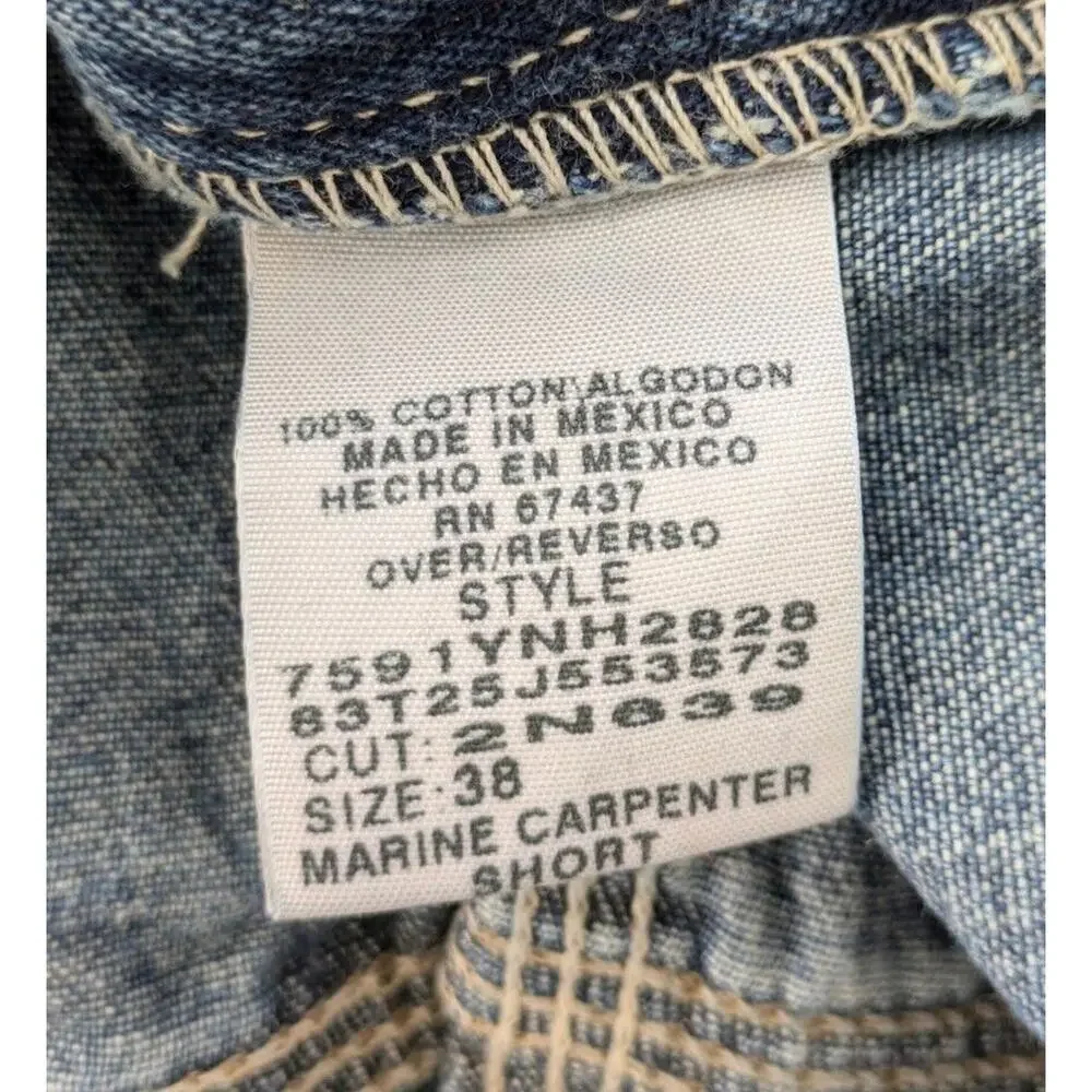 Vintage Polo Ralph Lauren Jeans Men's Size 38 Marine Carpenter Short Denim